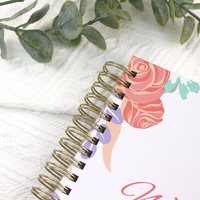 Organizador de Libros de Tapa Dura con Impresión Personalizada, Agenda Espiral, Planificador Diario, Diario, Cuaderno, Impresión Offset de Papel Grueso A5