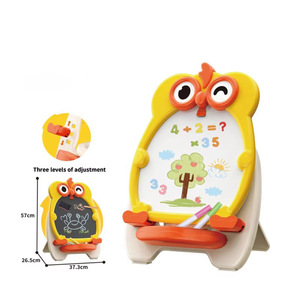 Juguete de Pizarra de Doble Cara Jinying Owl, Tablero de Dibujo con Borrado de un Botón, Bloc de Dibujo Magnético a Color, Juguete Educativo de Aprendizaje para Niños - Product Image 4