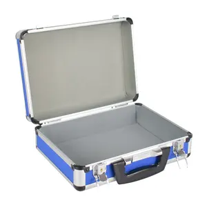 Özel taşınabilir sert alüminyum alet kutuları ekipman depolama taşıma çantası kilitleri ile özel köpük ile