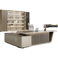 Offre Spéciale Bureau de Direction Moderne de Luxe HQ, Mobilier Professionnel en Bois, Extensible, Fixation Murale, Garantie 3 Ans, Montage DIY