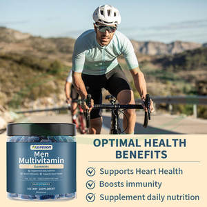 OEM multi-vitamines A, D, C, E, biotine, acide folique, suppléments de vitamines <span class=keywords><strong>halal</strong></span>, multivitamines gommes multivitamines pour hommes végétaliens pour hommes - Product Image 2