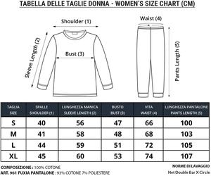 नॉटिंघम महिला थर्मल शीतकालीन पजामा की लंबी आस्तीन टखने की लंबाई वाली सूती चीन 2 सीमित संस्करण का सेट - Product Image 5