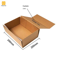 Boîte d'emballage de luxe personnalisée de style livre avec papier kraft, design imperméable et portable, doublure en éponge pour boîtes de courrier et enveloppes