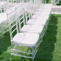 Extrem günstiger Preis Factory Direct Commercial Furniture Esszimmer Acryl Hotel Event Hochzeit Bankett Stuhl