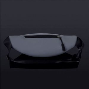 Custom <b>Waterproof</b> Running Fitness Fanny <b>Pack</b> PU Leather Waist Belt Bag for Men With Logo - Product Image 3