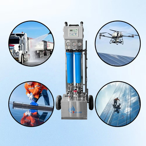 JuJin Nouveau Design Machine d'osmose inverse mobile à poussée manuelle 500L/H avec PLC pour le lavage extérieur de voitures et de vitres, composant de pompe essentiel - Product Image 6