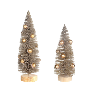 Nicro Factory Wholesale <b>Standing</b> Mini Tabletop Artificial Plastic Pine <b>Christmas</b> <b>Tree</b> Decorative Ball Outdoor Home Decoration - Product Image 1