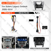 Pour Subaru Legacy Outback 2009-2014, autoradio Android 12,3 pouces, GPS, unité de navigation, lecteur multimédia, cadre pour autoradio DVD