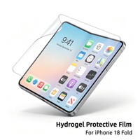 Film de protection d'écran en hydrogel TPU souple Nano, sans bulles, auto-réparateur, pour iPhone Duo 18 Fold Ultra HD, transparent et flexible
