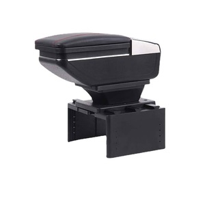 Boîte de <span class=keywords><strong>rangement</strong></span> centrale universelle en cuir pour accoudoir de <span class=keywords><strong>voiture</strong></span>, boîte de <span class=keywords><strong>rangement</strong></span> pour console centrale, largeur réglable - Product Image 1