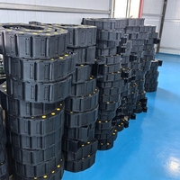 Cadena Portacables de Transmisión Tipo Puente Cerrado Yodel de Alta Carga, Circular CNC 35*75, para Escritorio de Oficina