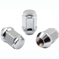 Écrous de roue coniques métriques en acier inoxydable SS304 A2-18-8, surface passivée, forme d'acorn bombée, personnalisables, populaires en usine