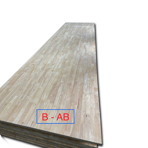 Tablero laminado de madera de caucho premium con unión dentada, cara B, con pegamento F4 Star, alta estabilidad para proyectos de muebles y carpintería. - Product Image 6