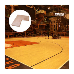 Vernis mat en érable FIBA Plancher de terrain de sport de basket-ball d'intérieur en bois dur Érable le dernier dans les appartements pour Coliseum Squash - Product Image 5