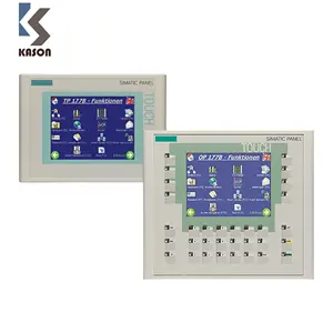 شاشة SIEM SIMATIC HMI TP 177B مقاس 6 بوصات مع إمكانية عرض مخطط البيانات PN/DP STN 256 وتتميز بألوان 6AV66420BA011AX1 6AV6642-0BA01-1AX1