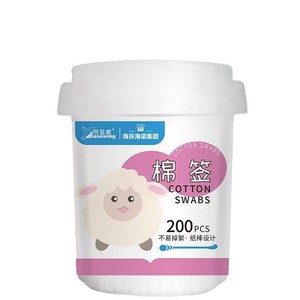 Haier's double-ended cotton swabs for ear cleaning, double-ended paper stick design, <b>small</b> tip for home use, children's and - Product Image 2