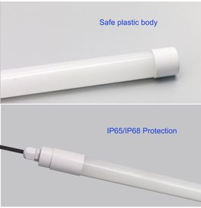 Lampe <span class=keywords><strong>Led</strong></span> <span class=keywords><strong>T8</strong></span> IP65 <span class=keywords><strong>Aquarium</strong></span> <span class=keywords><strong>Tube</strong></span> <span class=keywords><strong>Led</strong></span> étanche 60cm 150cm 1.2m 4 pieds 9w 18w 24w CRI80 - Product Image 3