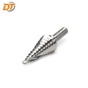 Broca escalonada <span class=keywords><strong>de</strong></span> metal HSS DT con estría espiral y vástago <span class=keywords><strong>de</strong></span> 3 planas, <span class=keywords><strong>de</strong></span> 3/16 a 7/8 pulgadas, broca imperial HSS - Product Image 2