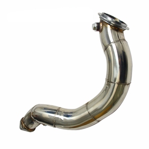 AOSU Silber für N54 3.0L 2007-2010 für E90/E91/E92/E93 335i E82 135i 3 Zoll Performance Auspuff-Downpipe MOQ 5 DP29740 - Product Image 3
