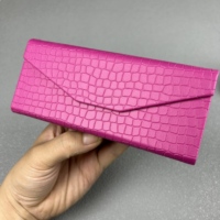 Fabricant de lunettes de soleil personnalisées - Pochette pour lunettes de soleil colorées, étui à lunettes triangulaire pliable, accessoires pour lunettes