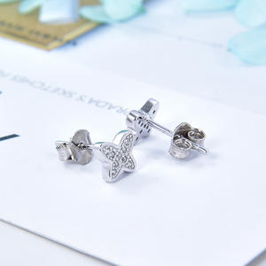 اقراط اطفال من الفضة عيار 925, اقراط اطفال من الفضة الخالصة المصنوعة من النيكل - Product Image 5