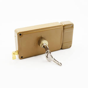 उच्च गुणवत्ता वाले एंटी-चोरी गैरेज दरवाजा रिम लॉक डबल बोल्ट सिलेंडर और चाबियाँ सामने के दरवाजे के लिए वेदरप्रूफ नाइट लैच - Product Image 5