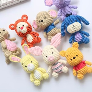 100% hecho a mano bebé ganchillo <span class=keywords><strong>Amigurumi</strong></span> Mini <span class=keywords><strong>bosque</strong></span> Animal relleno pequeño juguete hecho a mano - Product Image 6