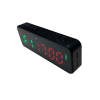 Mini minuteur de sport électronique portable en alliage d'aluminium à 6 chiffres LED de 1 pouce, nouveau, sans fil, multifonctionnel, compte à rebours/compte à rebours intérieur
