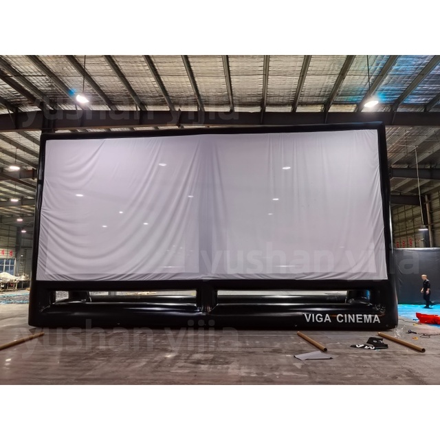 Giant Inflatable Screen Inflatable Movie Screen Professional Outdoor Theater Cinema for Night Backyard Pool Fun