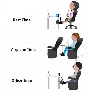 <span class=keywords><strong>Hamaca</strong></span> portátil ajustable con reposapiés para viajes en avión, vuelo largo, autobús, tren, oficina, accesorios <span class=keywords><strong>de</strong></span> viaje para reposapiés, eslinga para pies - Product Image 5