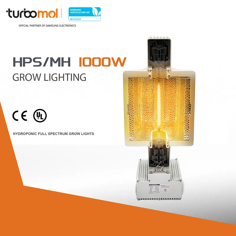 مصابيح hps لنمو النباتات Hps, Hid 600W 1000W hps1000w مزدوجة الأطراف الإلكترونية كامل الطيف hps تنمو ضوء Hps الصابورة