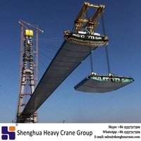 Lève-segments de poutre en béton de 150 tonnes, méthode à cantilever équilibré