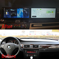 Reproductor de DVD Doble para Auto de 12.3 Pulgadas, Radio Android con Pantalla Táctil, Navegación GPS, Carplay para BMW Serie 3 E90 E92