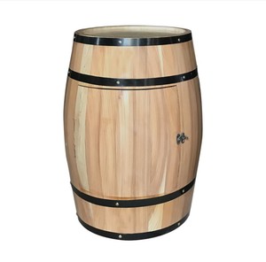 Cổ Điển Gỗ Sồi Rượu Vang Thùng Hiển Thị Tủ Tĩnh Nhiệt Rắn Gỗ Đồ Nội Thất Phòng Khách Cho Nhà Sử Dụng - Product Image 3