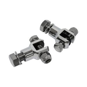 Kit de Reubicación de Reposapiés para Pasajero Bikers Choice, Cromado - Soportes Completos para Reposapiés para <span class=keywords><strong>Harley</strong></span> <span class=keywords><strong>Davidson</strong></span> Softail - Product Image 2