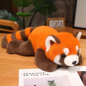 Adorabile Panda rosso peluche bambola simpatico animale farcito amico nuovo prodotto per alleviare lo Stress regalo perfetto per bambine - Product Image 1