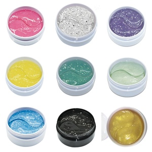 Mascarilla de Ojos de Colágeno <span class=keywords><strong>en</strong></span> Cristal, Paquete <span class=keywords><strong>en</strong></span> Tarro, Hidrogel Hidratante, Elimina las Ojeras, Parches para Ojos con Brillo - Product Image 1