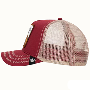 Casquettes légères de style classique avec broderie et visière inférieure rouge, casquettes de baseball pour homme, visière incurvée, casquette - Product Image 2