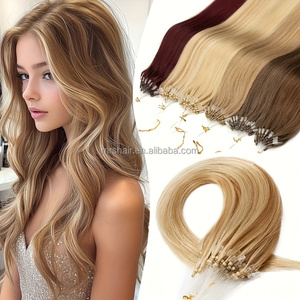 Extensiones de Cabello Humano Premium con Micro Anillas, Estilo Liso Brasileño, Ligeras y Naturales, Hechas con Cabello Humano Brasileño - Product Image 2