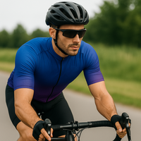Seragam Balap Sepeda Anti-Slip Grosir Pro Team, Jersey Unisex Penyerap Keringat, Jersey Sepeda Lengan Panjang Custom, Jersey Sepeda Pria Custom