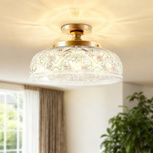 Brass Ceiling <b>Light</b> <b>Led</b> European Style Surface Mounted For <b>Hallway</b> Entryway Living Room - Product Image 1