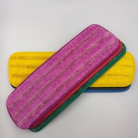 Tampon de rechange en microfibre de qualité supérieure pour balai serpillère, couleur personnalisée, pour nettoyage de sols, fil torsadé