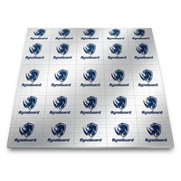 Tapis insonorisant 2 mm en feuille d'aluminium, plaque d'amortissement acoustique pour voiture, coussin d'isolation thermique, feuille insonorisante automobile