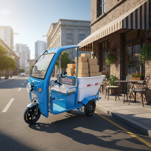 Tricycle électrique de haute qualité avec certification CCC, étanche, amortisseur, pour le nettoyage des rues - Product Image 1