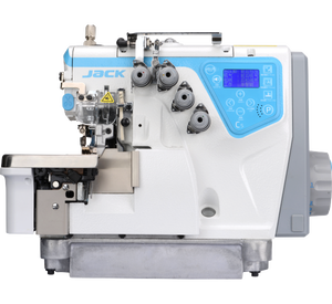 Machine à coudre industrielle Jack Overlock avec surjeteuse informatisée à fil court et relevage automatique du pied presseur - Product Image 4