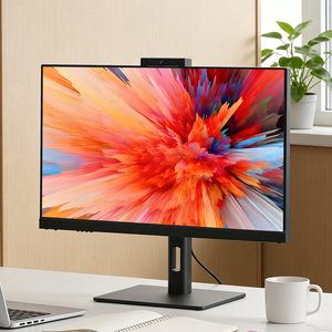 Nouvel ordinateur de bureau tout-en-un K18 2026 de 23,8 pouces avec processeur Intel Core i5/i7, caméra escamotable et Wi-Fi 6 pour entreprises et bureaux - Product Image 1