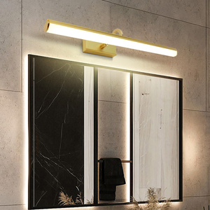 Minimalist Aluminum Alloy Wall <b>Lamp</b> 3500K Warm White LED <b>Touch</b> Control Surface Mounted Bathroom Lighting Zhongshan Made - Product Image 5