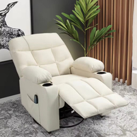 Canapé en tissu de haute qualité avec télécommande et porte-gobelet pour salon