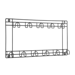 Support mural en fer pour outils avec étagère de rangement en maille pour outils de garage et de jardin - Product Image 2