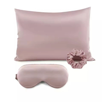 Taie d'oreiller en satin de soie de différentes tailles, motif charmeuse, ensemble cadeau